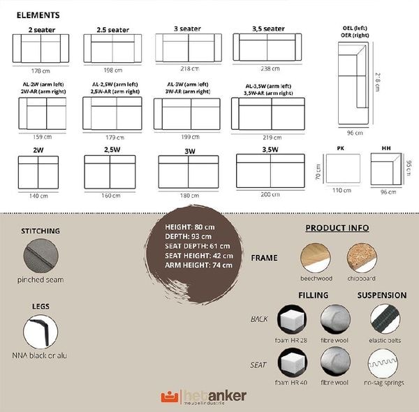 Sedací souprava Washington