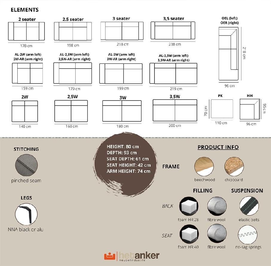 Sedací souprava Washington