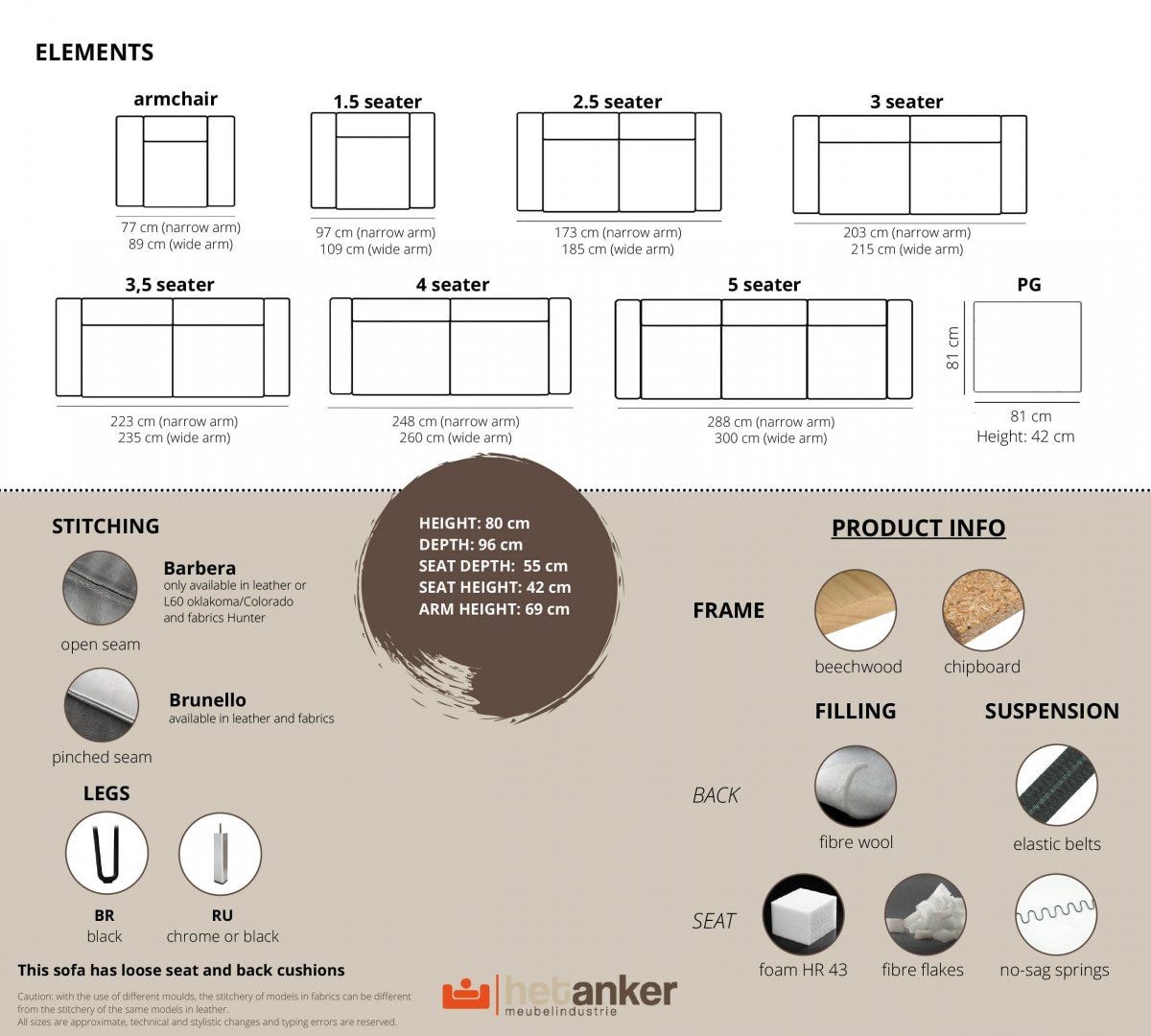 Sedací souprava Brunello