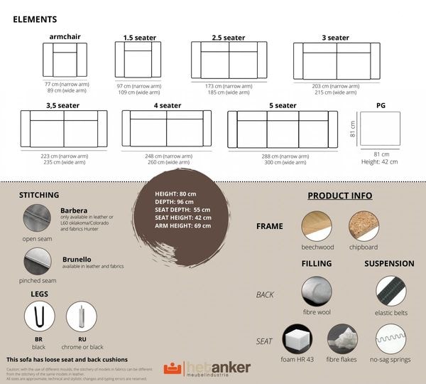 Sedací souprava Brunello