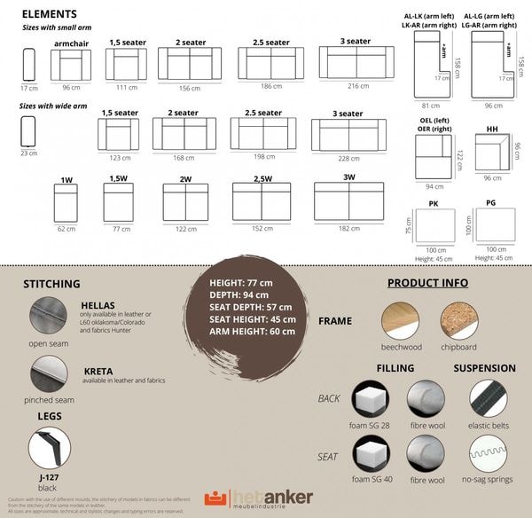 Sedací souprava Kreta