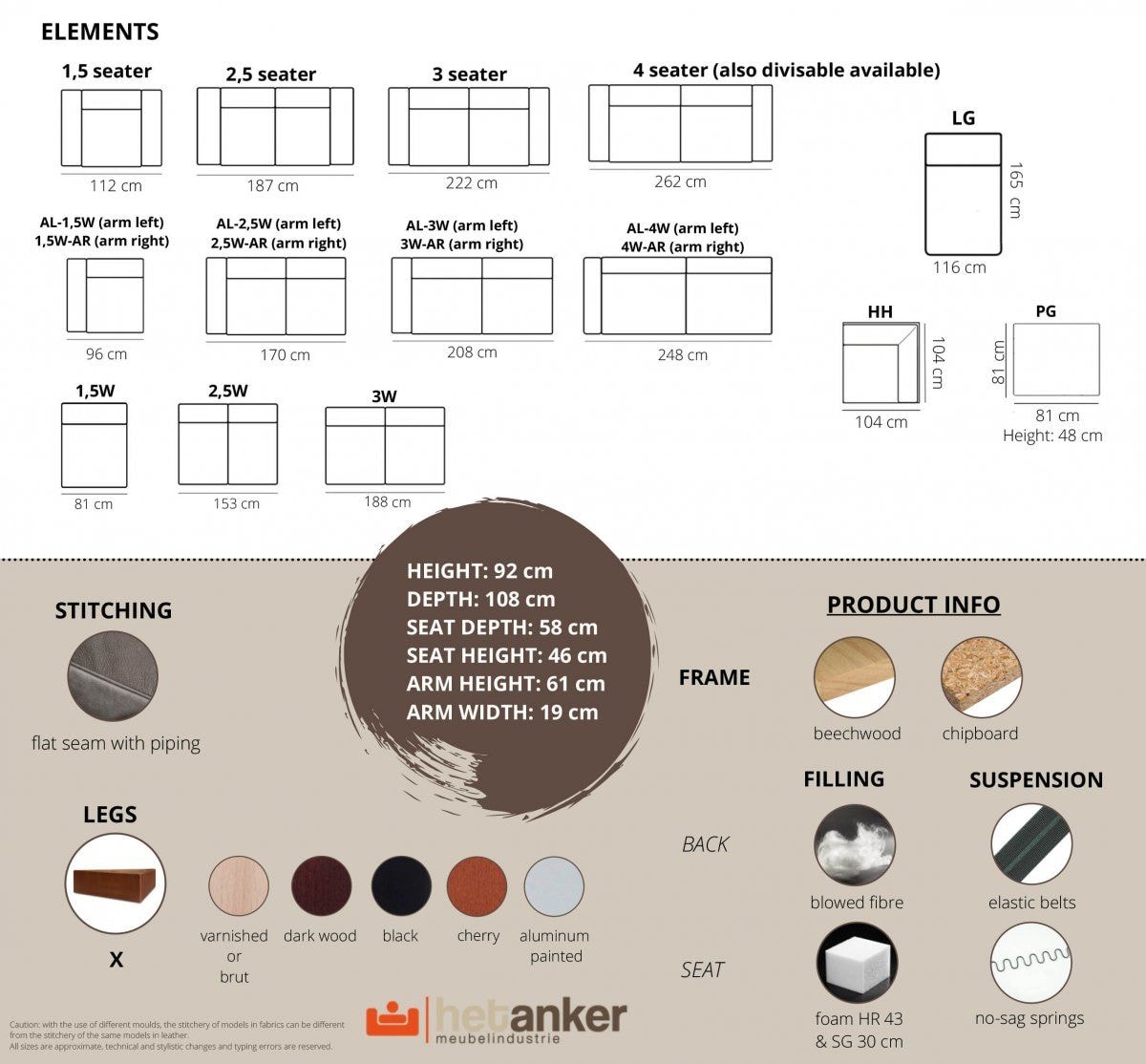 Sedací souprava Mandela