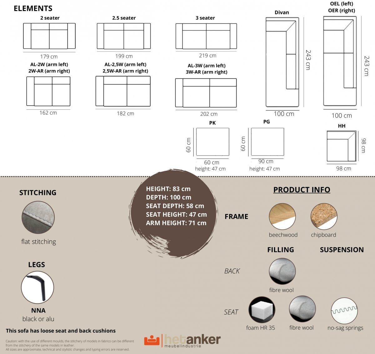 Sedací souprava Nashville