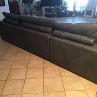 Sedací souprava Lionel v broušené kůži