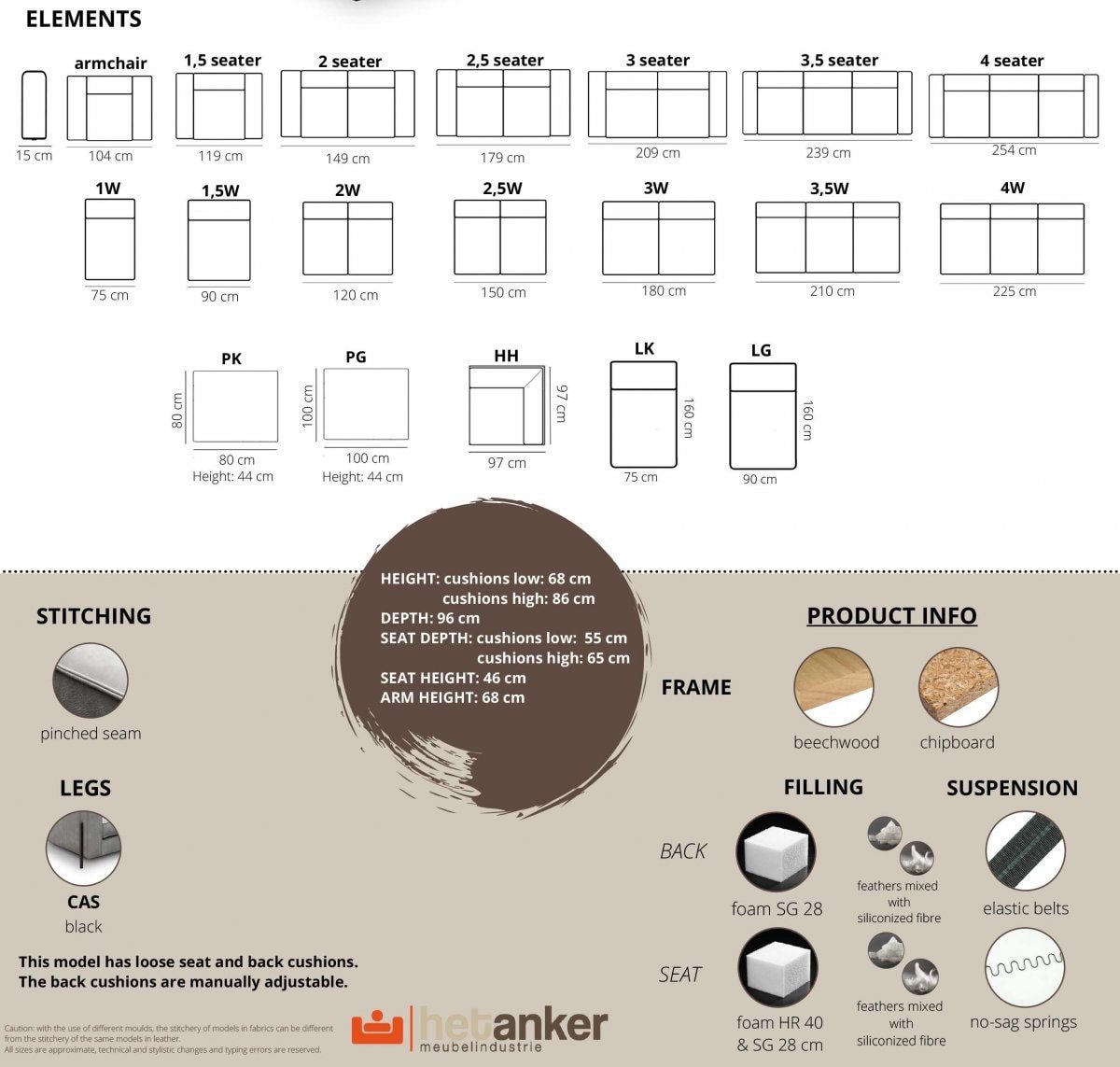 Sedací souprava Calzone